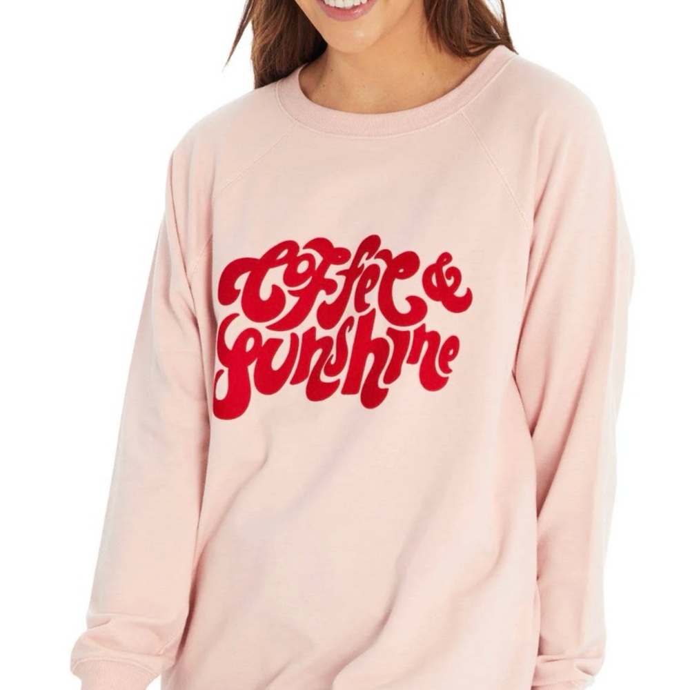 Wild fox coffee and sunshine sweatshirt 
Small
